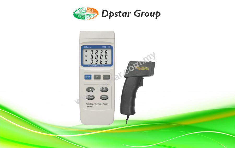 Color Analyzer, Probe + Meter, RS232 – Lutron RGB-1002 - Dpstar Group