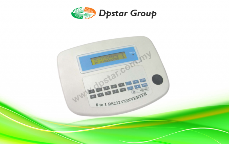 Lutron Interface R5232 8 to 1 RS232 Converter – Lutron RSC-801 – Dpstar Group